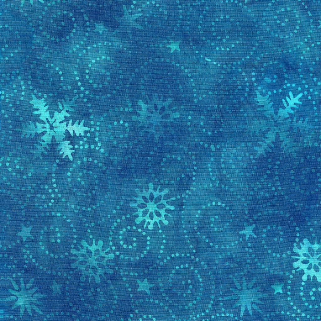 122331955 / Swirl Snowflake-Teal Aruba