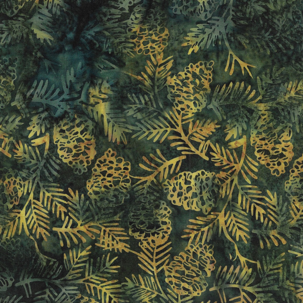 122334685 / Pinecones-Green Pineneedle