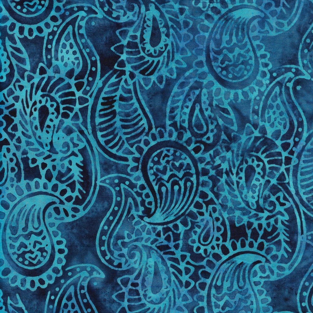 122347570 / Groovy Paisley -Blue Cornflower