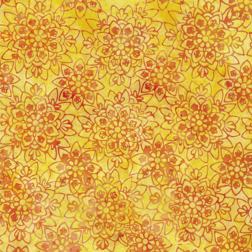 [122361220] 122361220 / Mosaic Flower-Yellow Lemonade