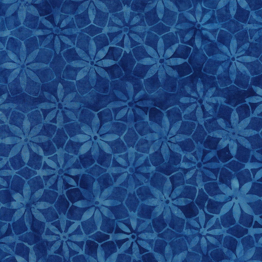 122363550 / Geo Flower-Blue Blueberry