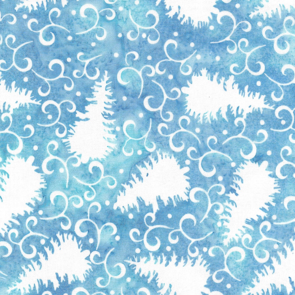 [122403510] 122403510 / Christmas Tree Spirals-Blue Sky