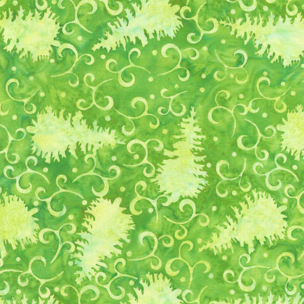 [122403630] 122403630 / Christmas Tree Spirals-Green Lemongrass