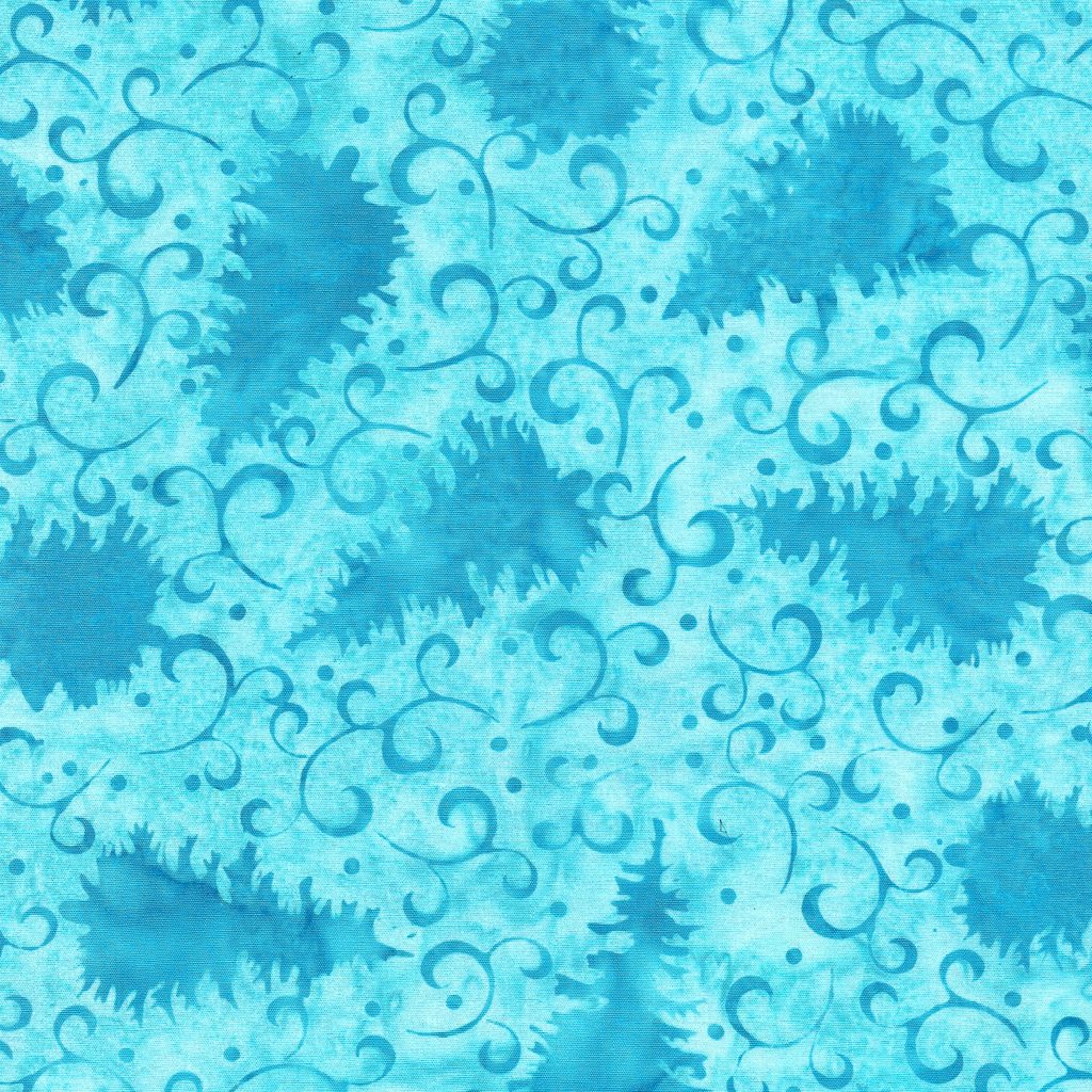 [122403915] 122403915 / Christmas Tree Spirals-Teal Sea Glass