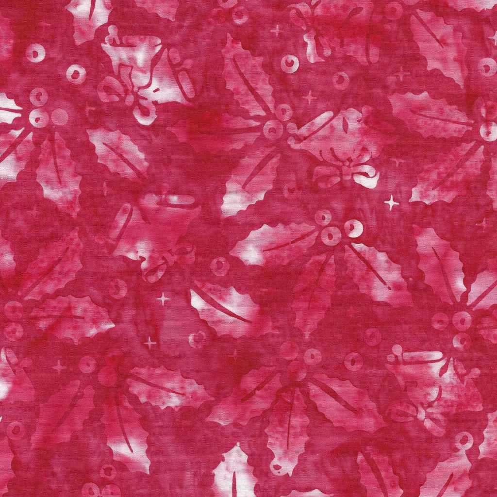 [122408365] 122408365 / Holly & Bells-Red Crimson