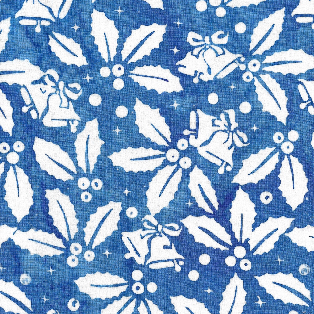 [122408575] 122408575 / Holly & Bells-Blue Marine