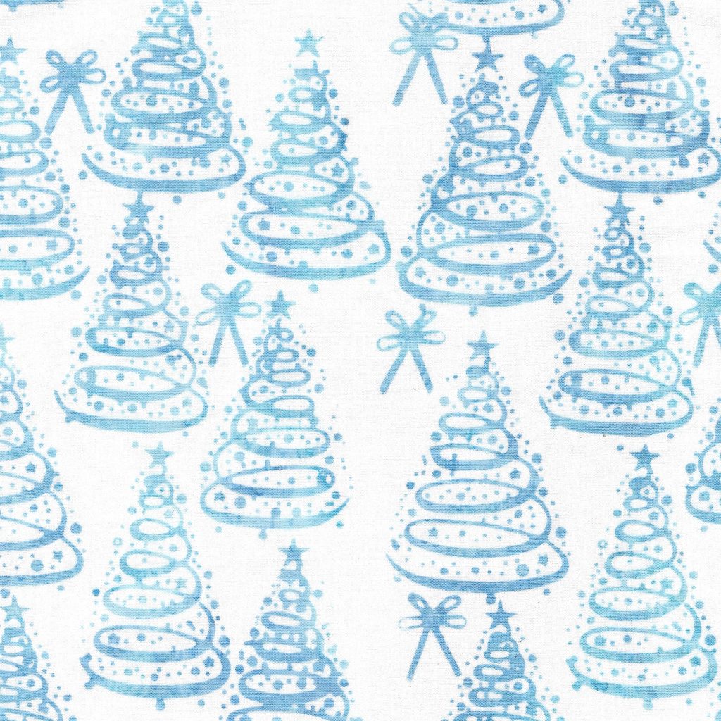 [122412708] 122412708 / Christmas Trees-White