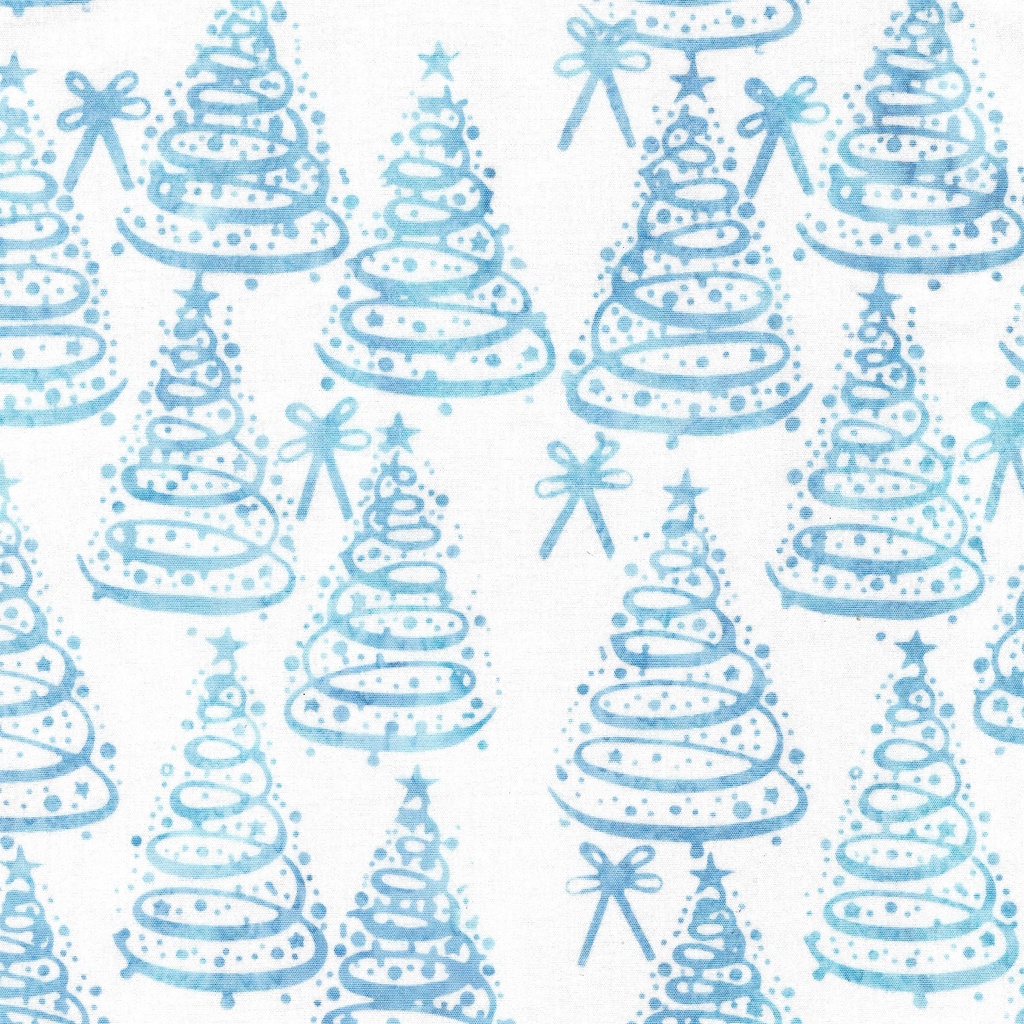 [122412708] 122412708 / Christmas Trees-White