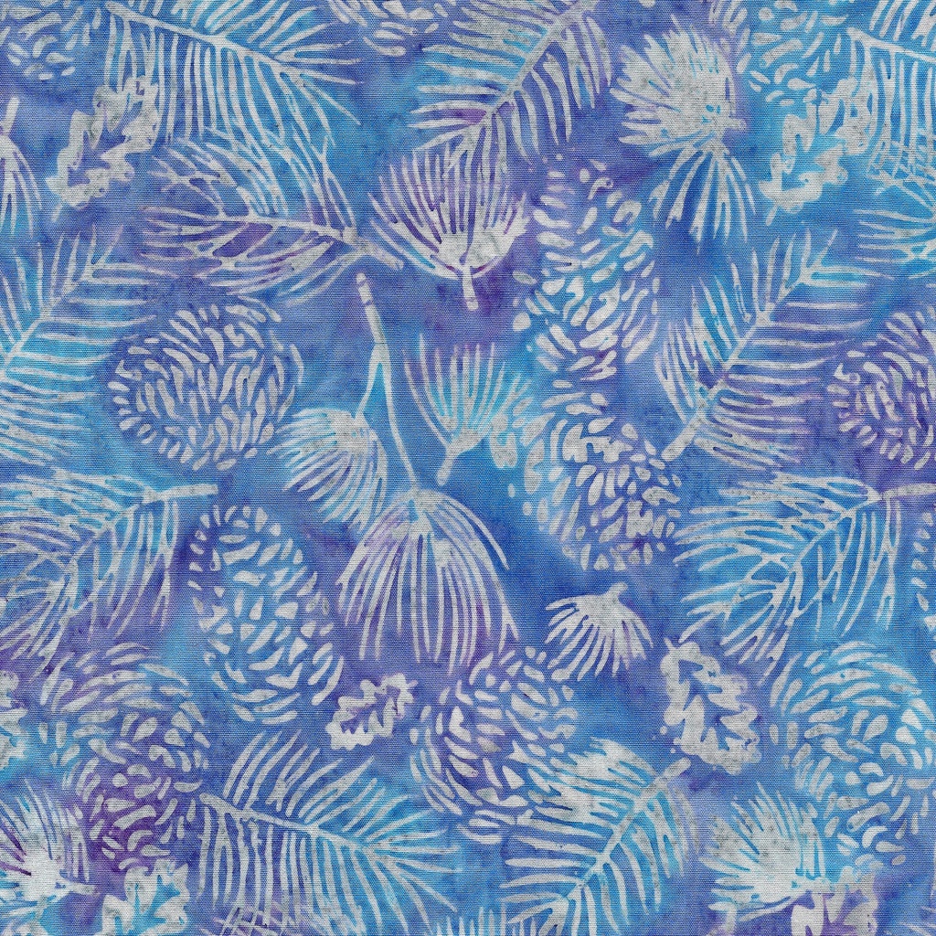 [122414828] 122414828 / Pinecone and Needles-Multi Blue Purple