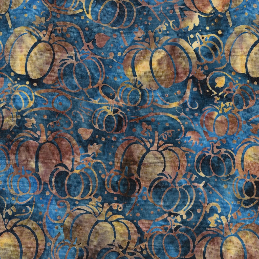 [122415570] 122415570 / Pumpkin Swirl-Blue Cornflower