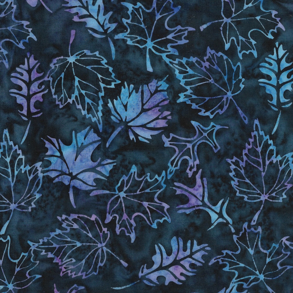 122418585 / Mixed Leaves-Blue Navy