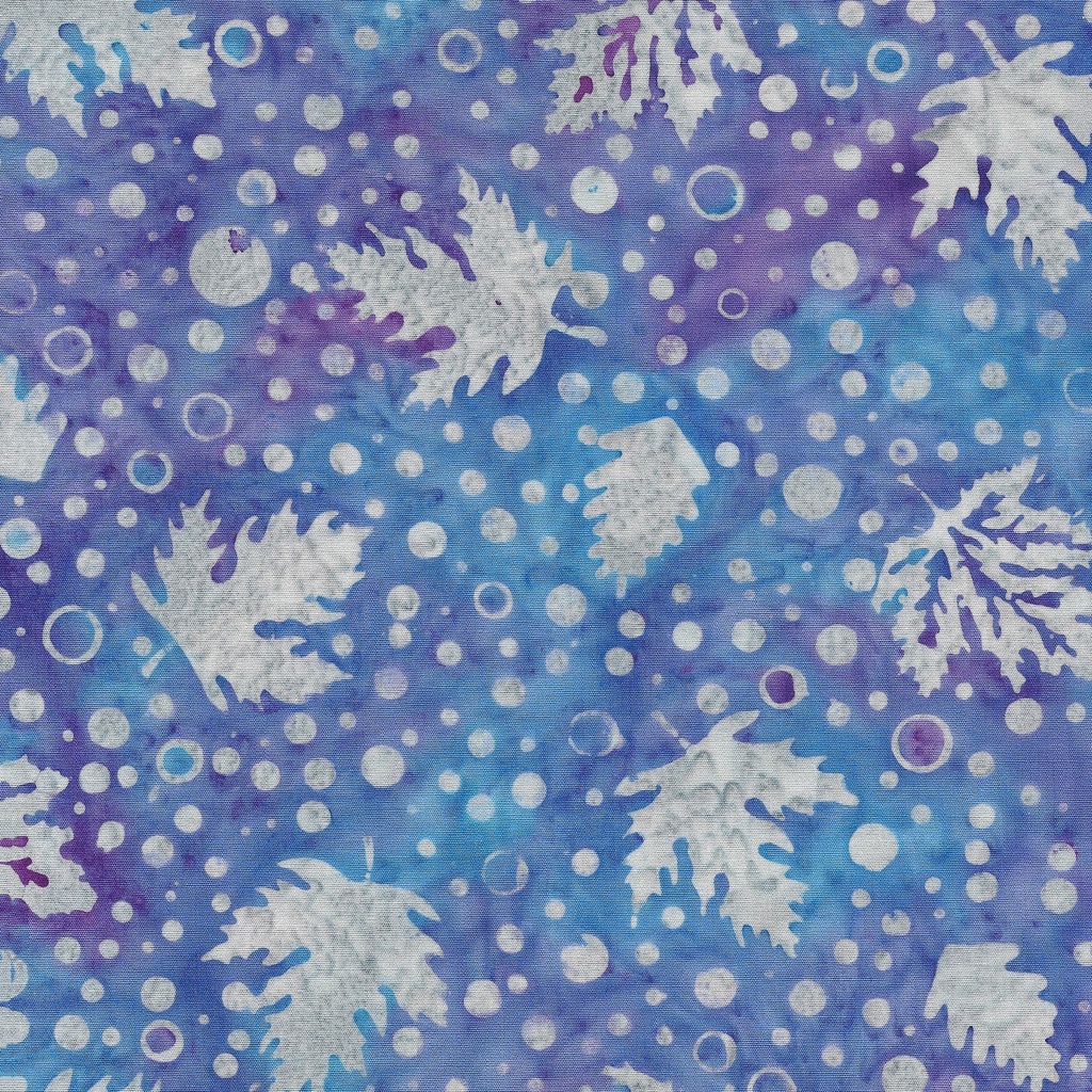 122419828 / Leaves and Dots-Multi Blue Purple