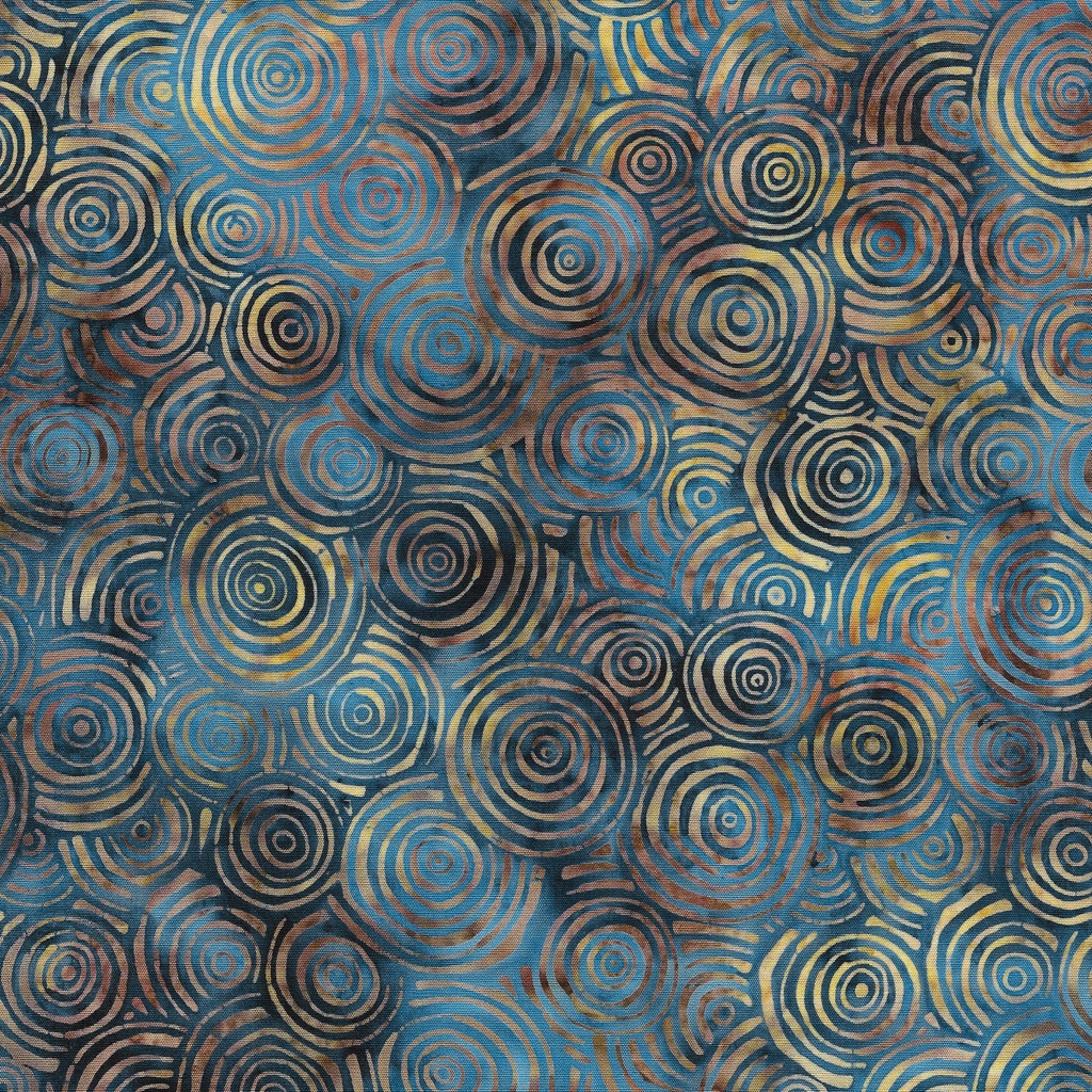 [122420570] 122420570 / Tree Rings-Blue Cornflower