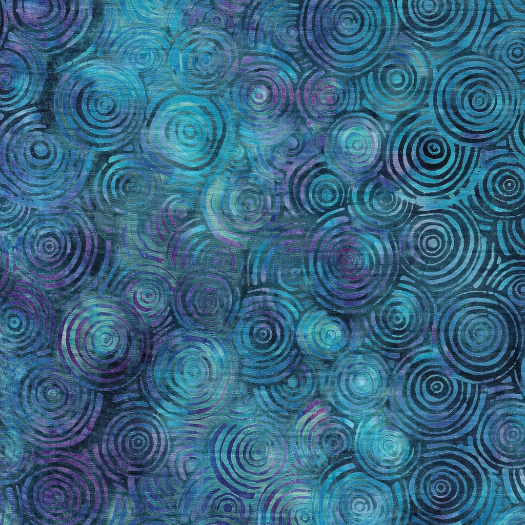 122420802 / Tree Rings-Multi Purple Teal Blue