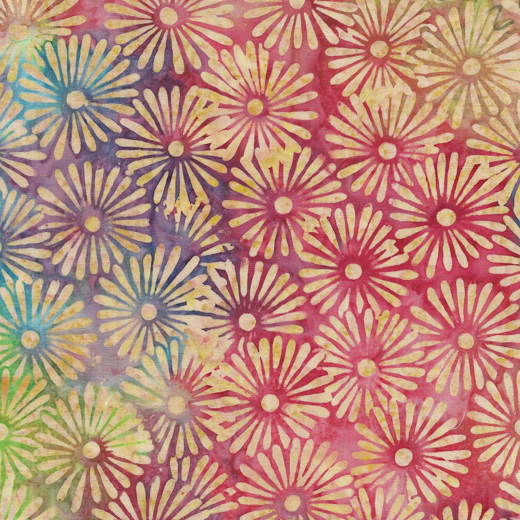 [122421825] 122421825 / Daisy-Multi Purple Pink Green Teal