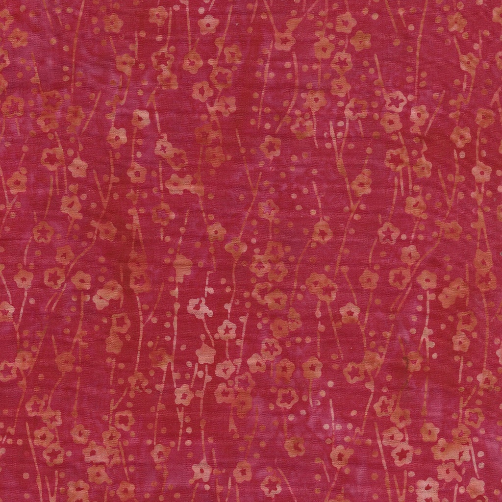 122424345 / Floral Vine-Red Imperial