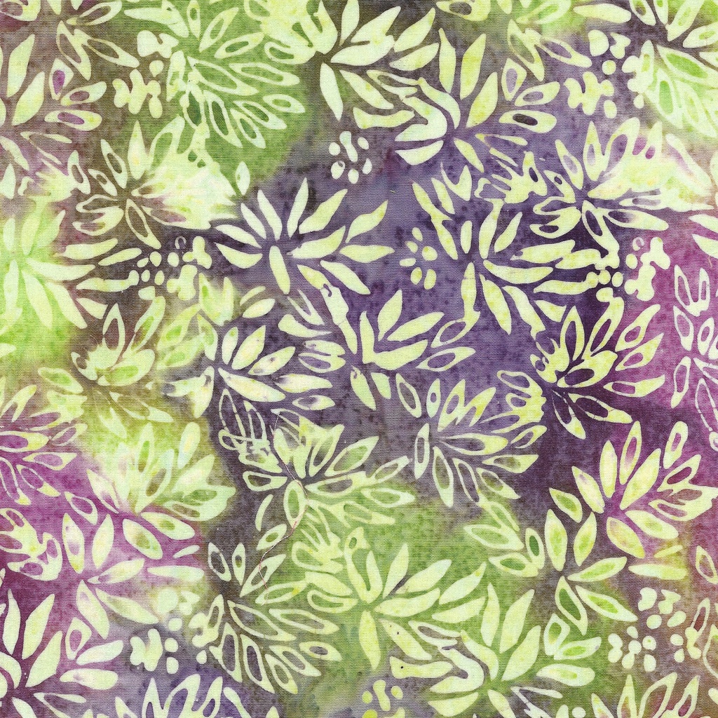 [122427850] 122427850 / Medium Floral-Multi Purple Green Flourite