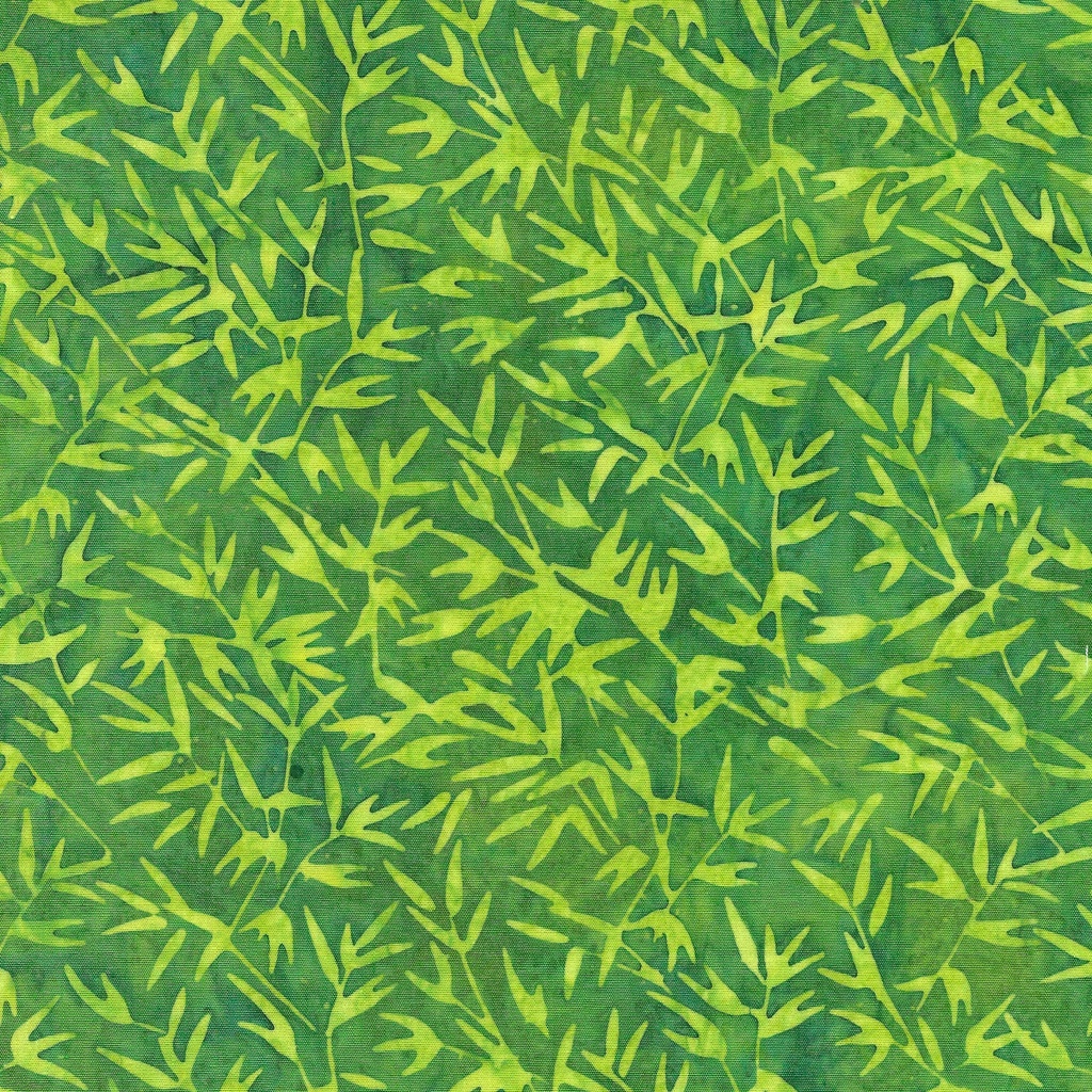 122428675 / Bamboo Leaves-Green Turtle