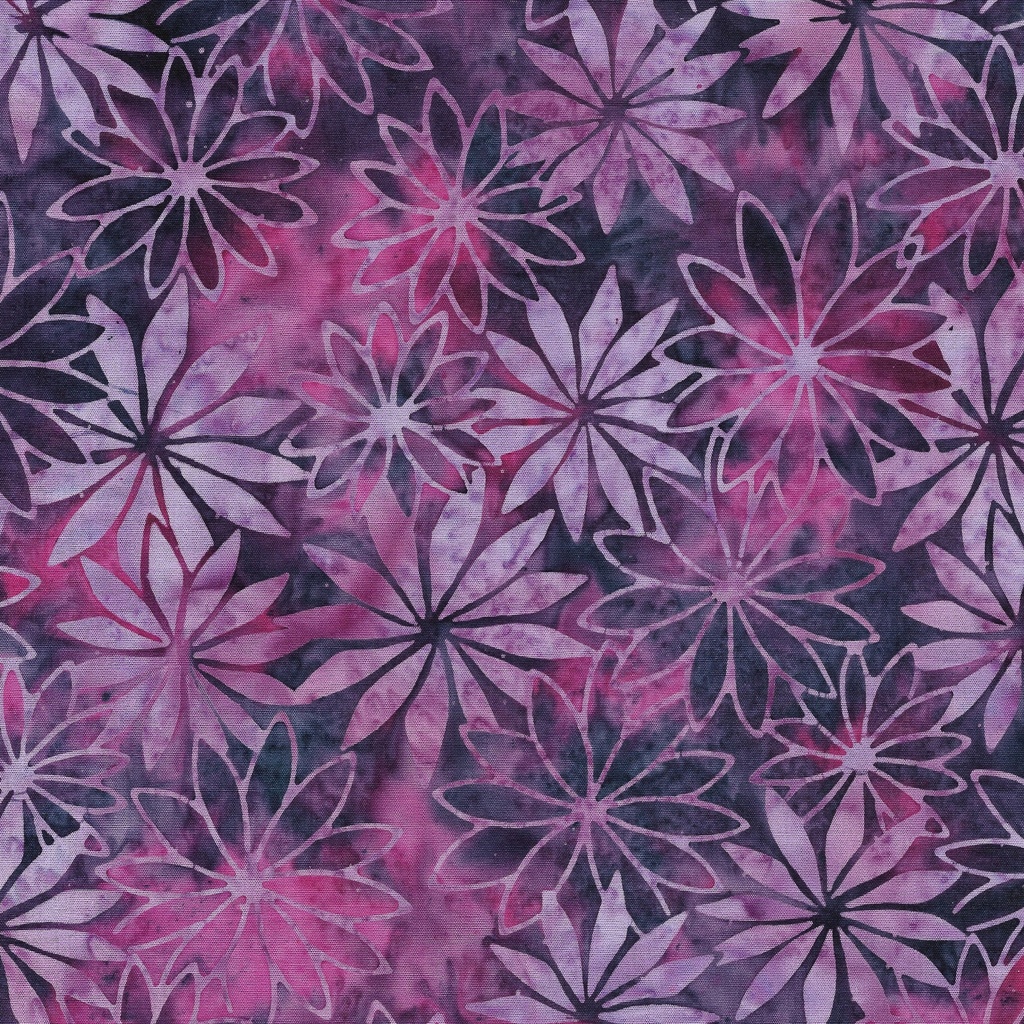 [122433890] 122433890 / Star Floral-Multi Purple Pink Iris