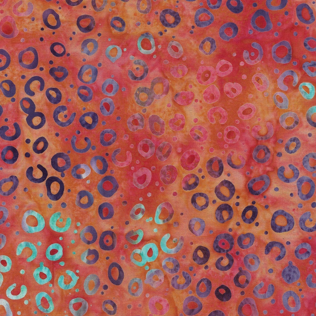 122441809 / Round and Round-Multi Red Orange