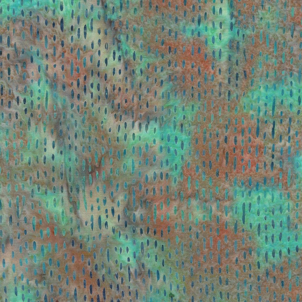 [122442824] 122442824 / Rainfall-Multi Peach Teal