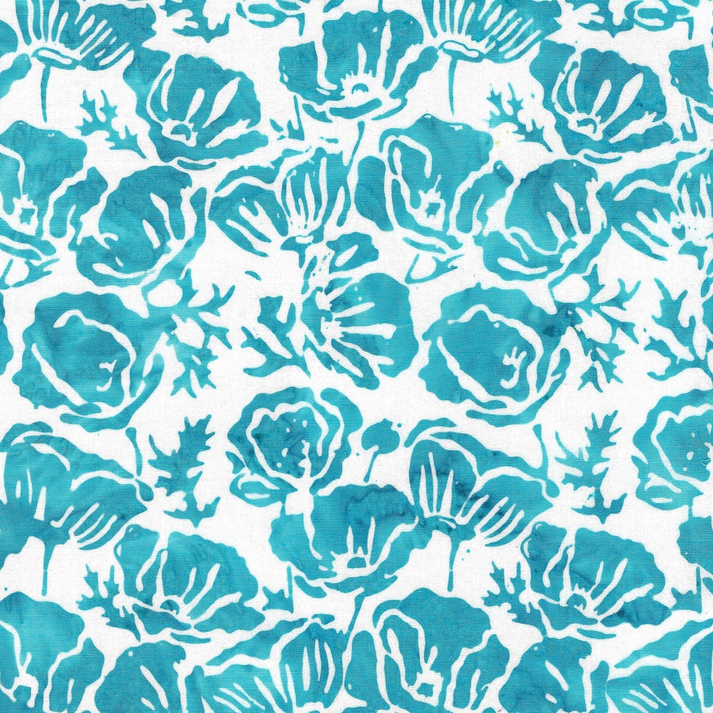 122456700 / Poppies Floral-White