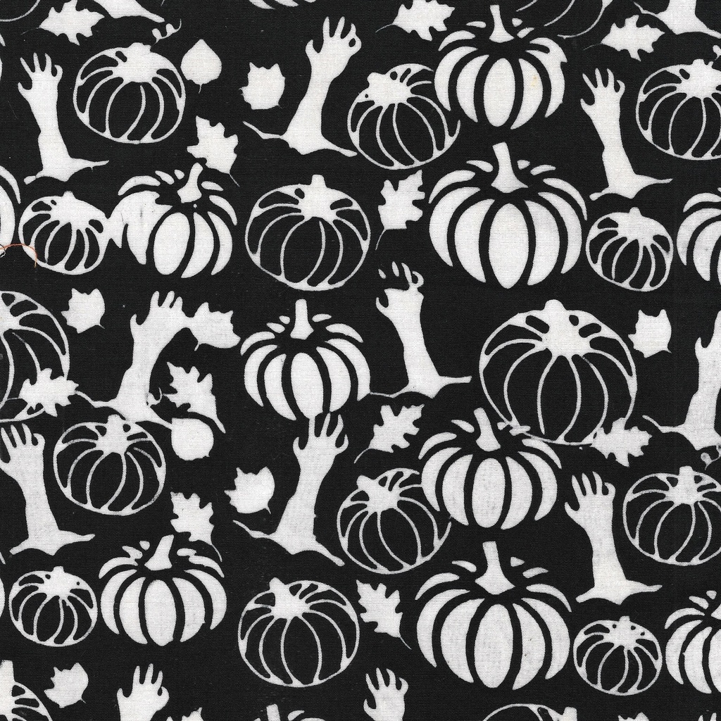 122462702 / Hands and Pumpkins-Black