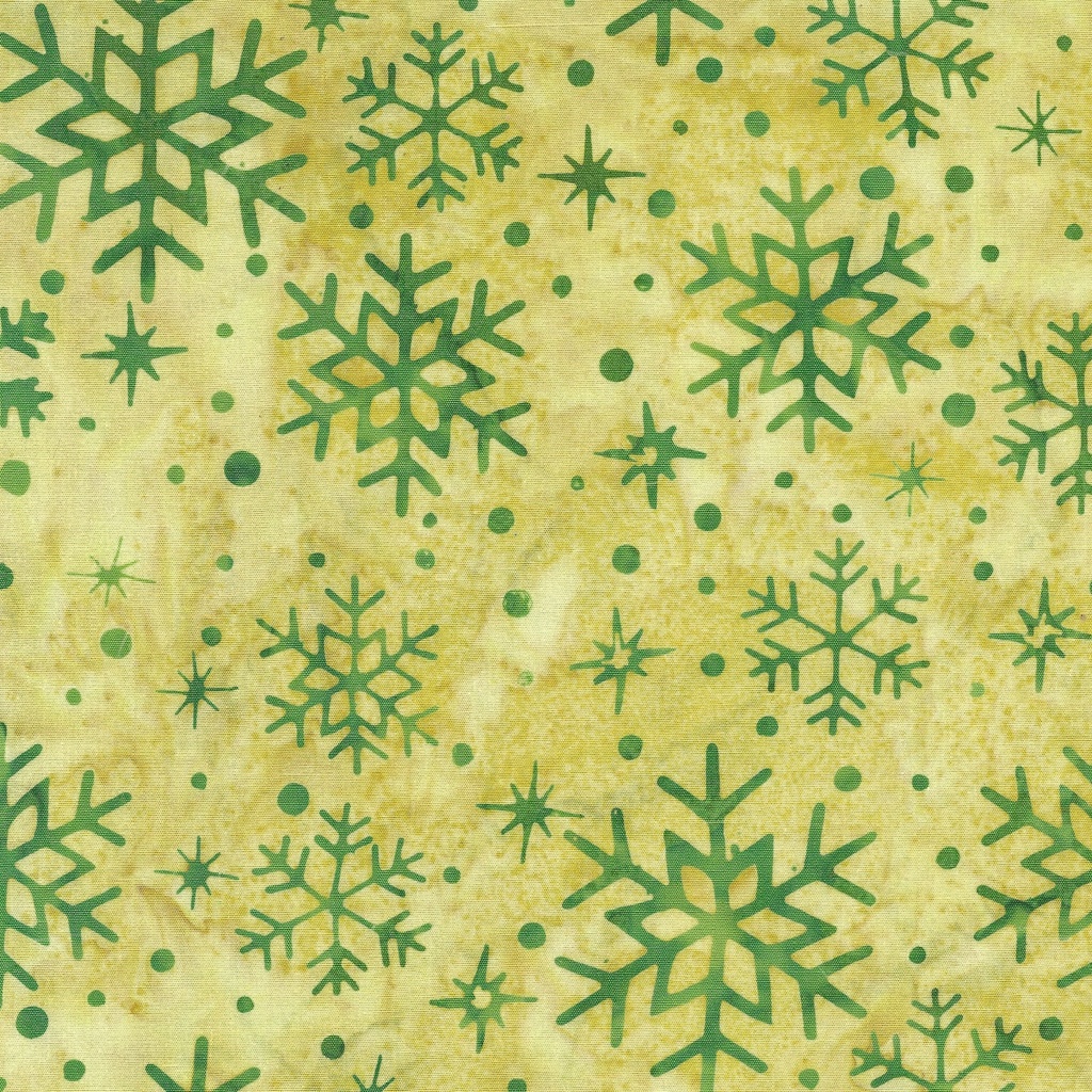 122470205 / Large Snowflakes-Yellow Butter