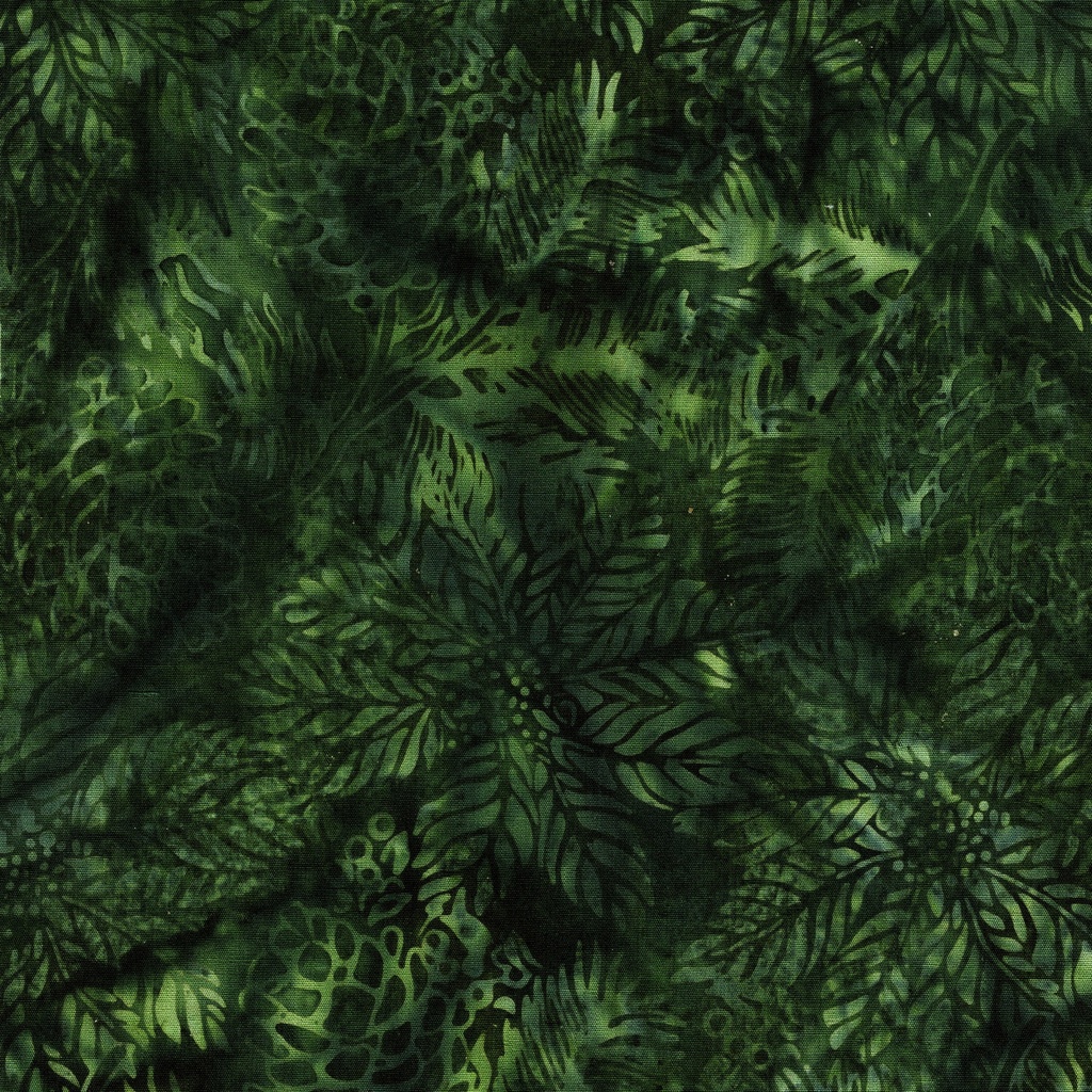 122501695 / Poinsettias and Pinecones Green Hunter