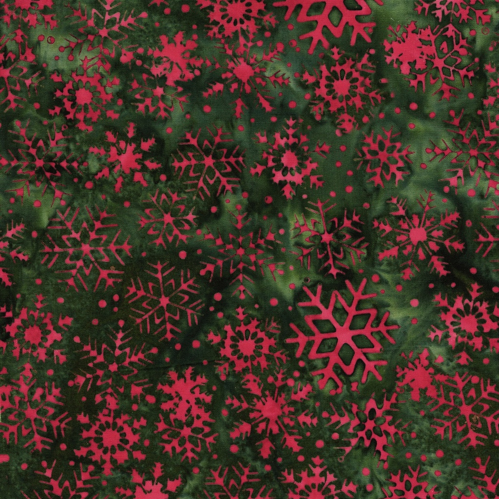[122502690] 122502690 / Snowflakes Green Grass