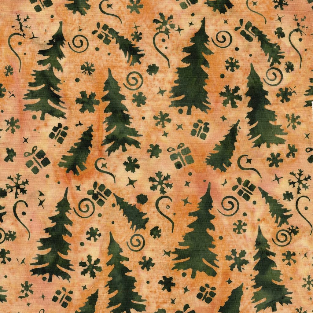 [122507263] 122507263 / Trees and Presents Gold Wheat