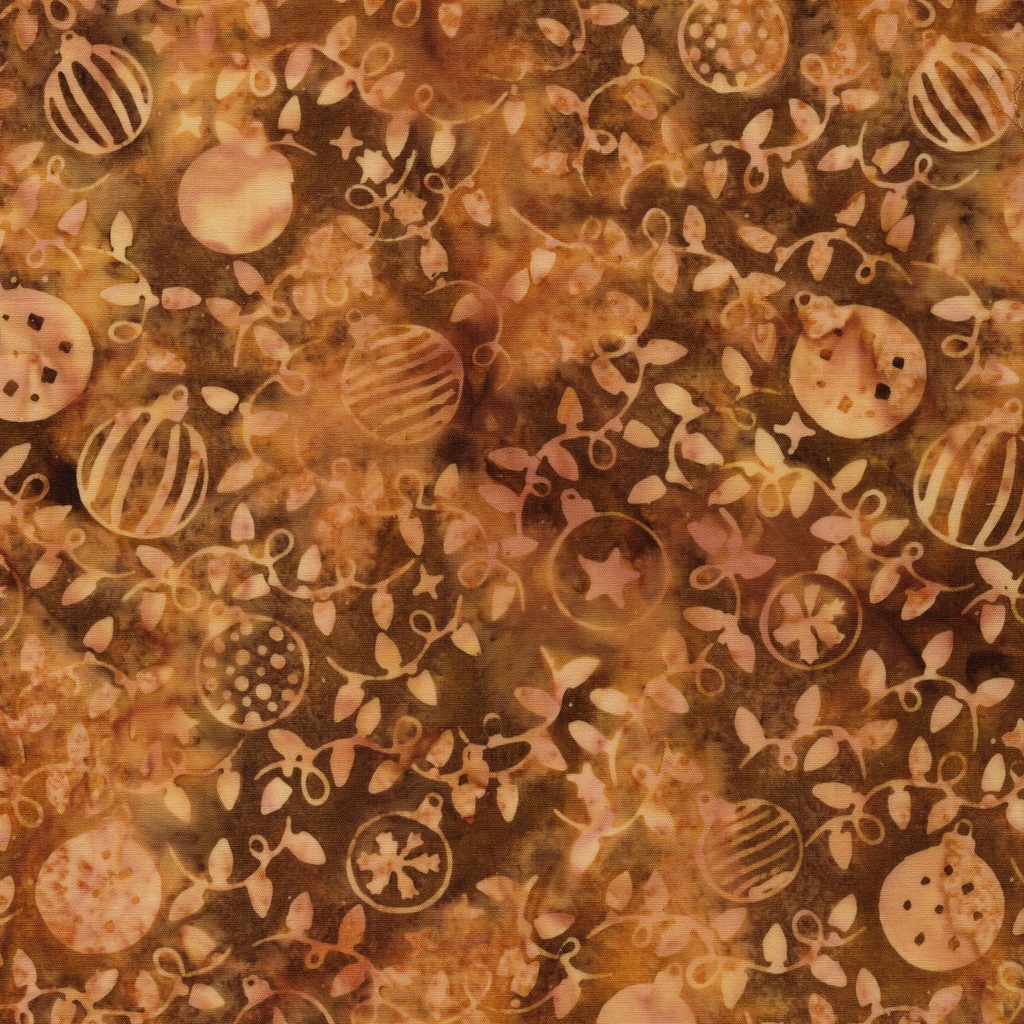 122508075 / Ornaments and Vines Brown Russet