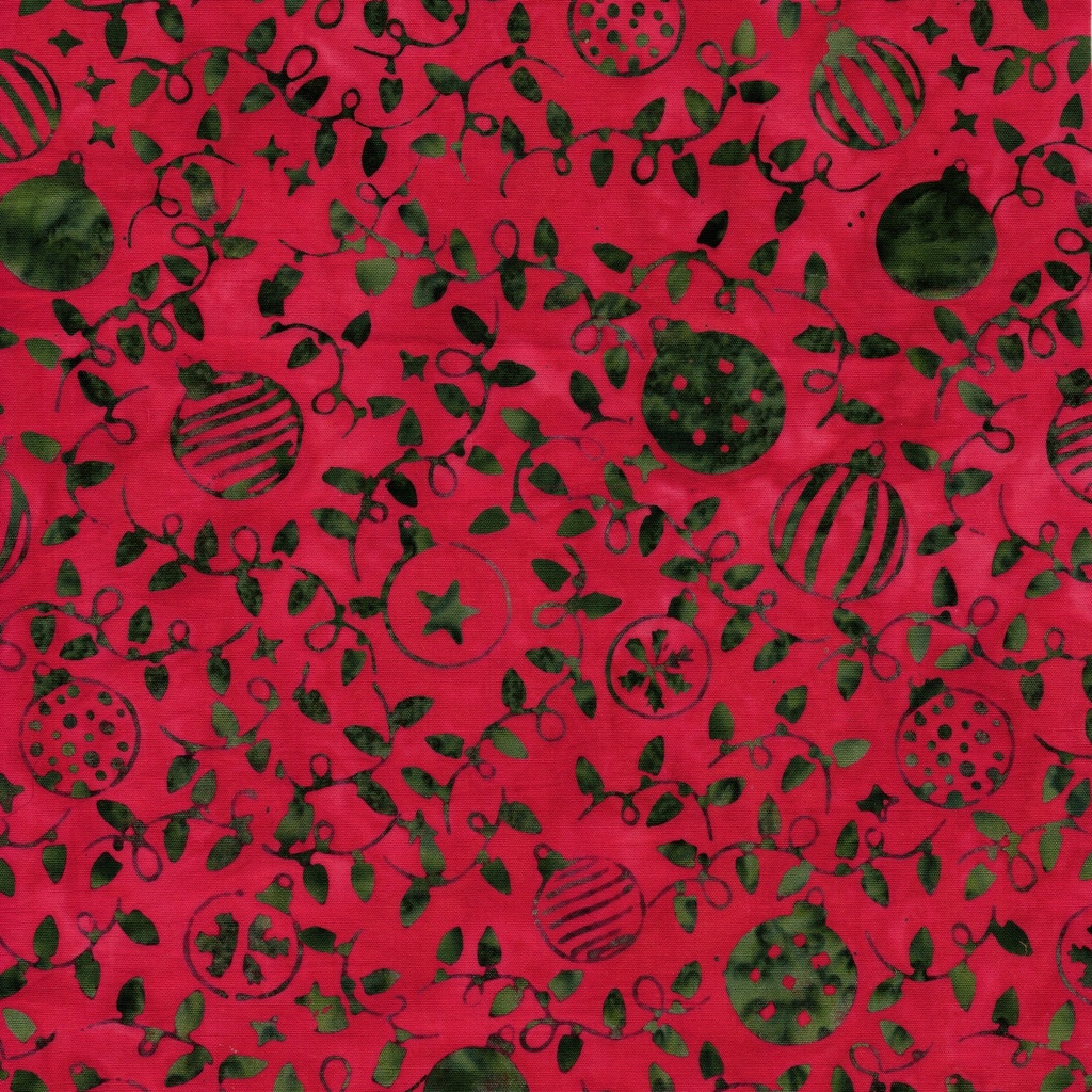 122508355 / Ornaments and Vines Red Candy