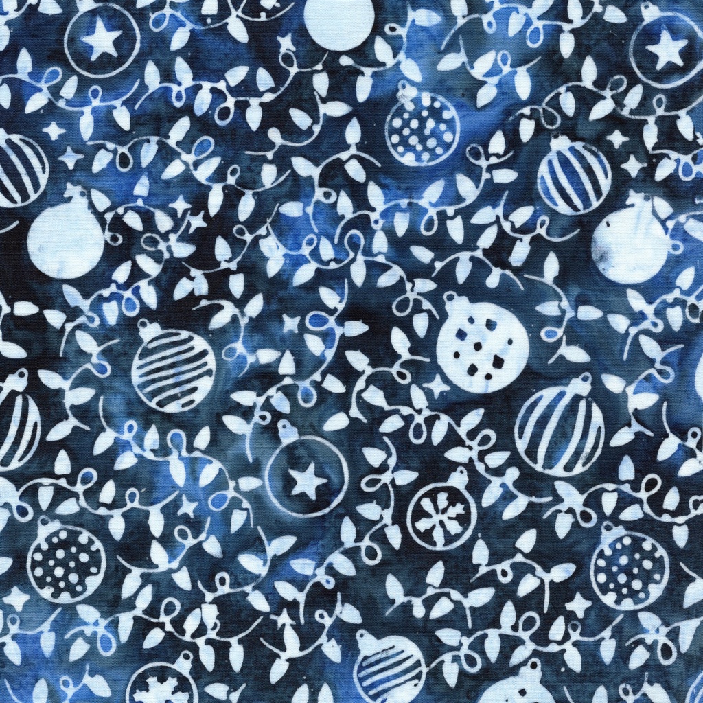 122508570 / Ornaments and Vines Blue Cornflower