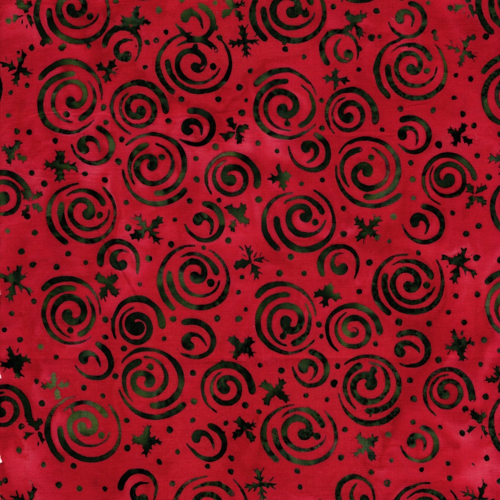 122511370 / Snowflakes and Swirls Red Cardinal
