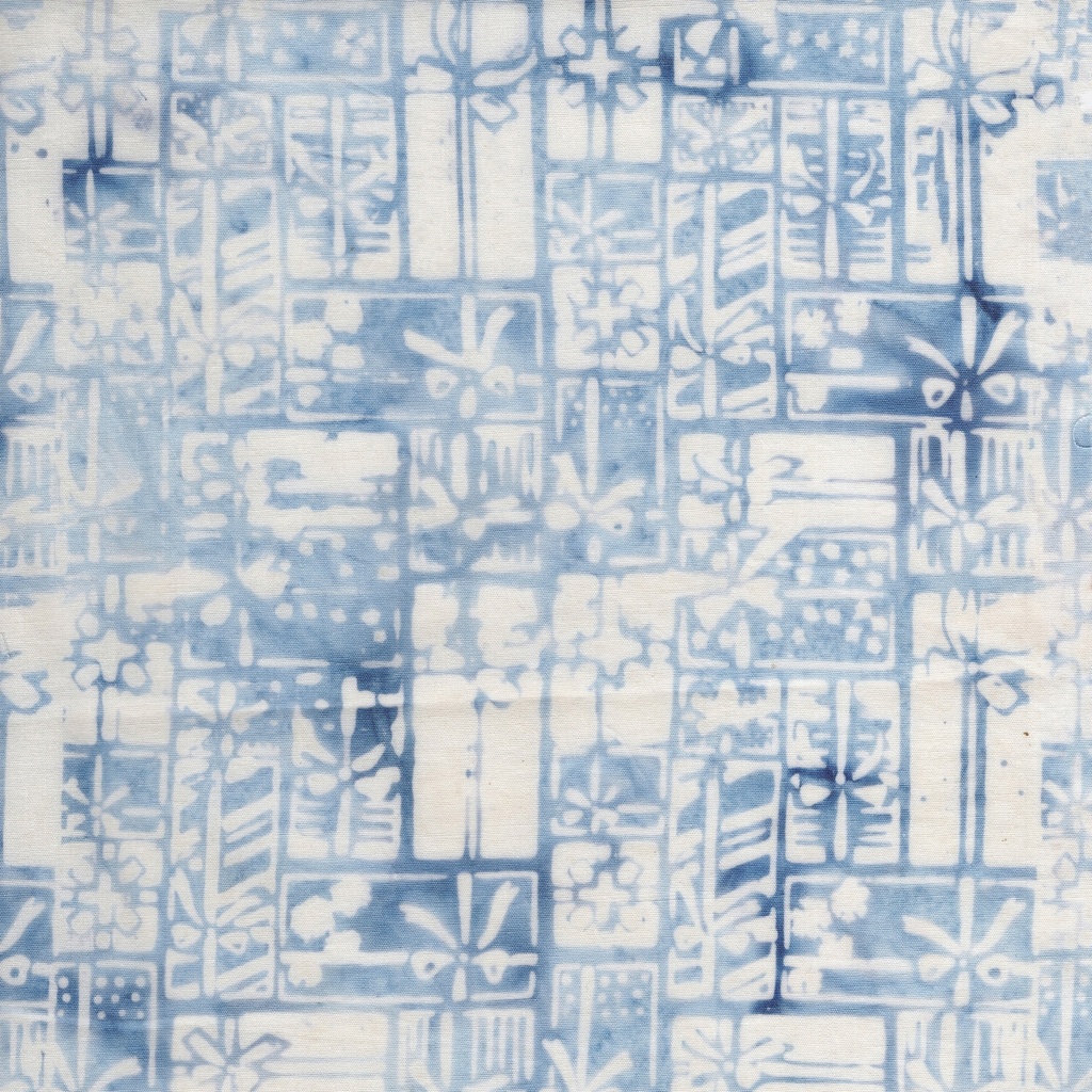 122512510 / Wrapped Presents Blue Sky