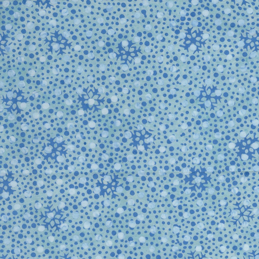 [122515505] 122515505 / Snowflakes and Dots Blue Bluebelle