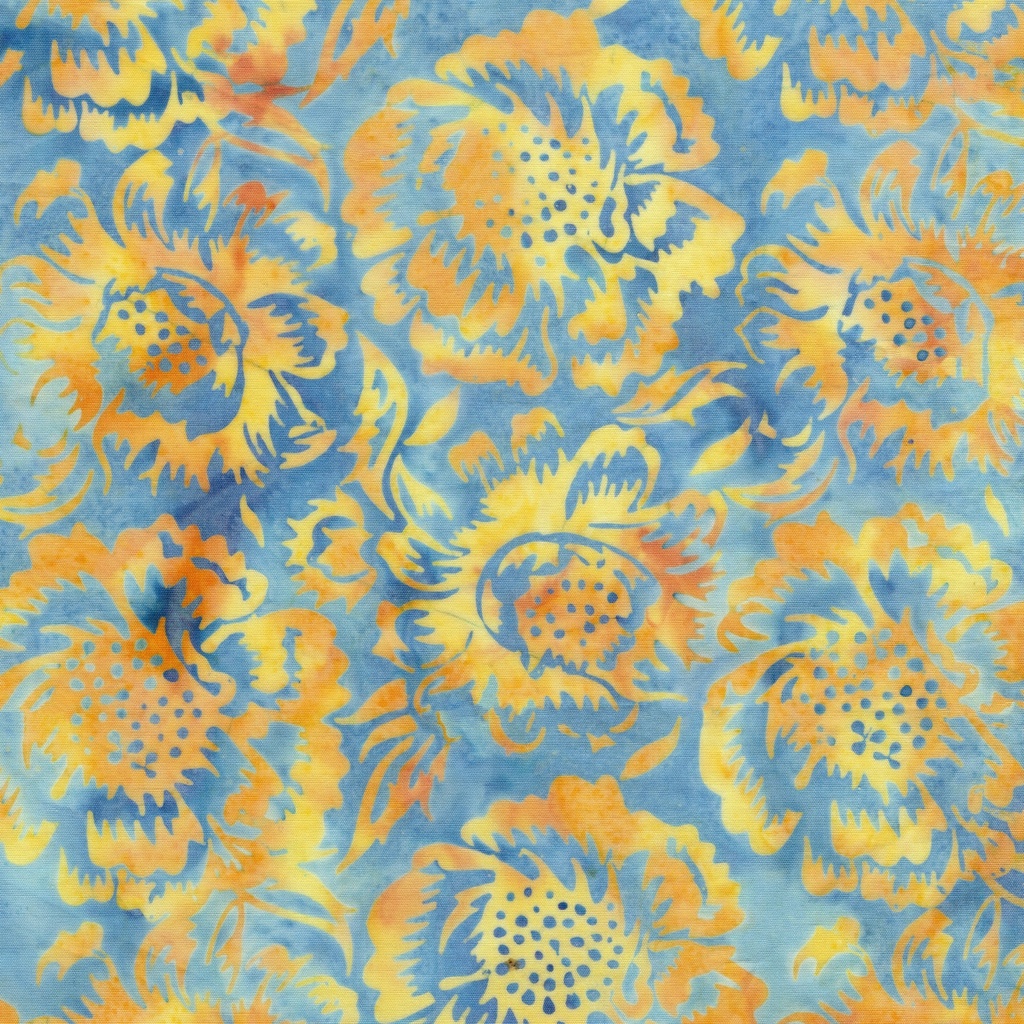 [122517510] 122517510 / Large Floral Blue Sky