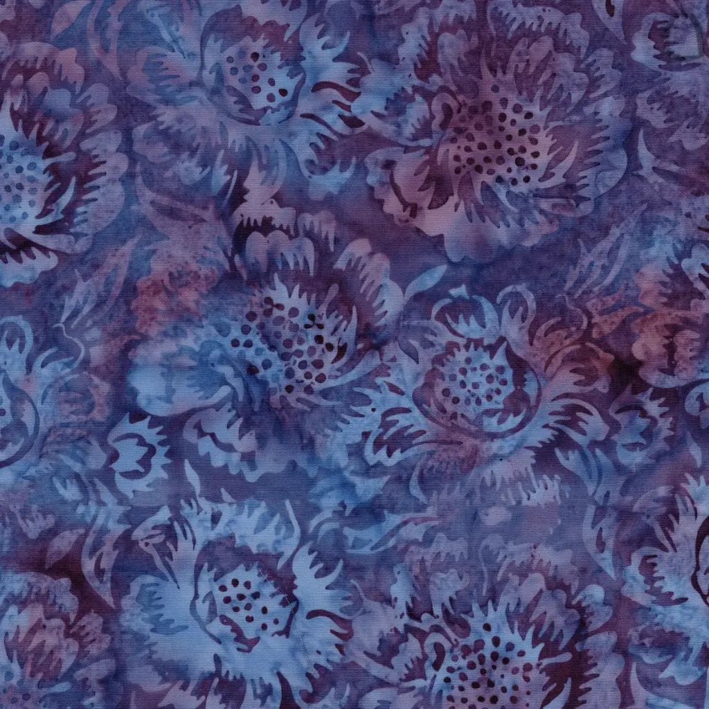 [122517828] 122517828 / Large Floral Multi Blue Purple