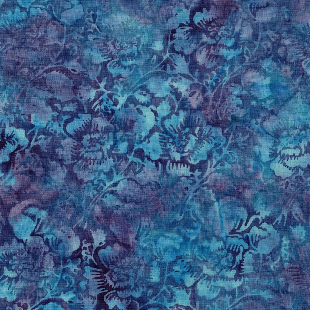 [122518877] 122518877 / Medium Floral Multi Turquoise Purple