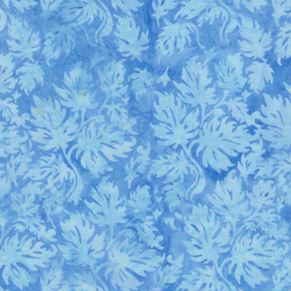 [122521515] 122521515 / Condensed Leaves Blue Chambray