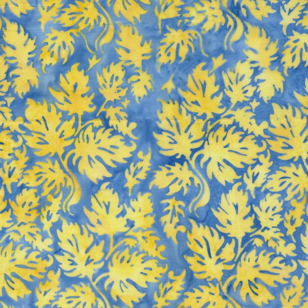 122521520 / Condensed Leaves Blue Powder Blue