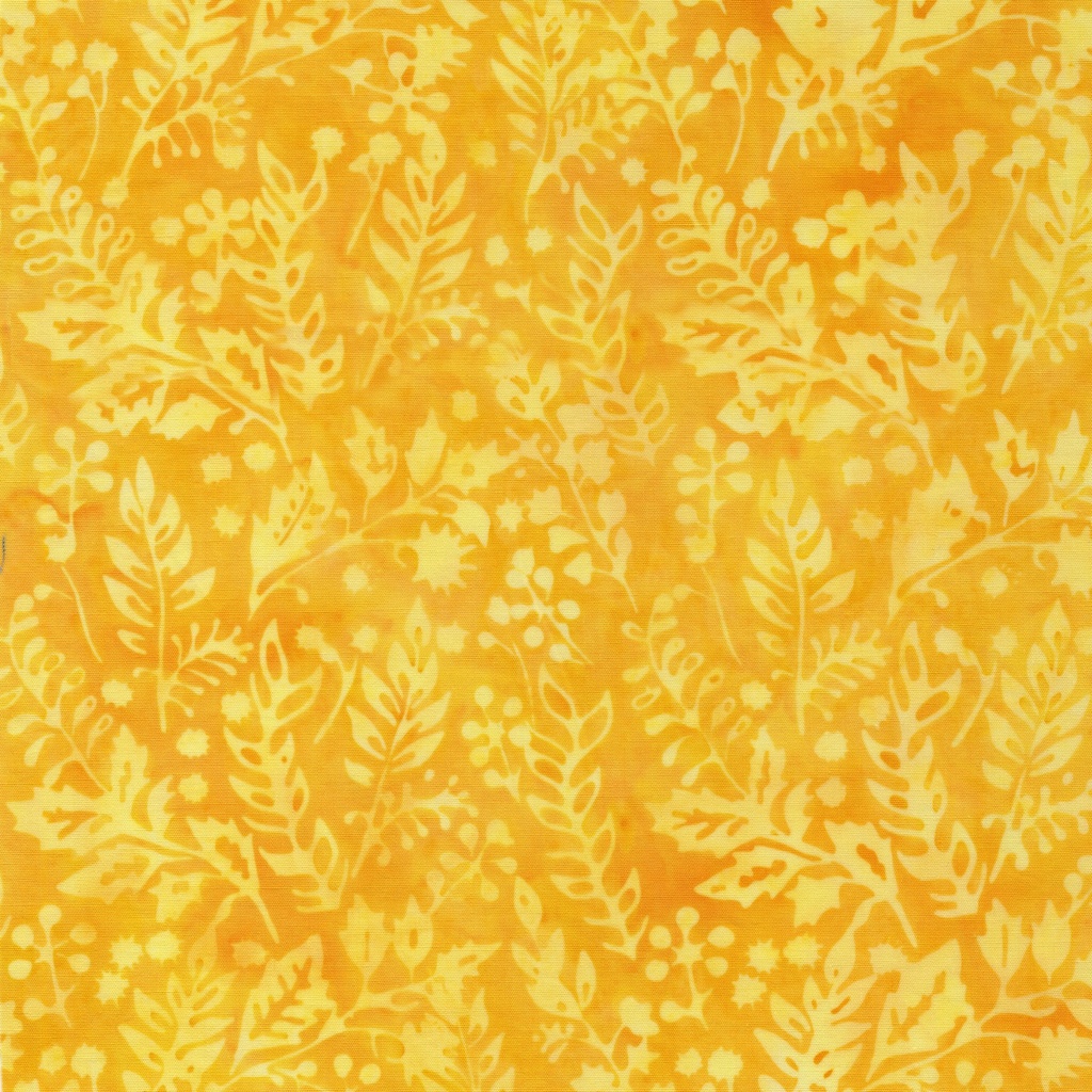 [122522247] 122522247 / Vines Leaves and Berries Orange Daffodil