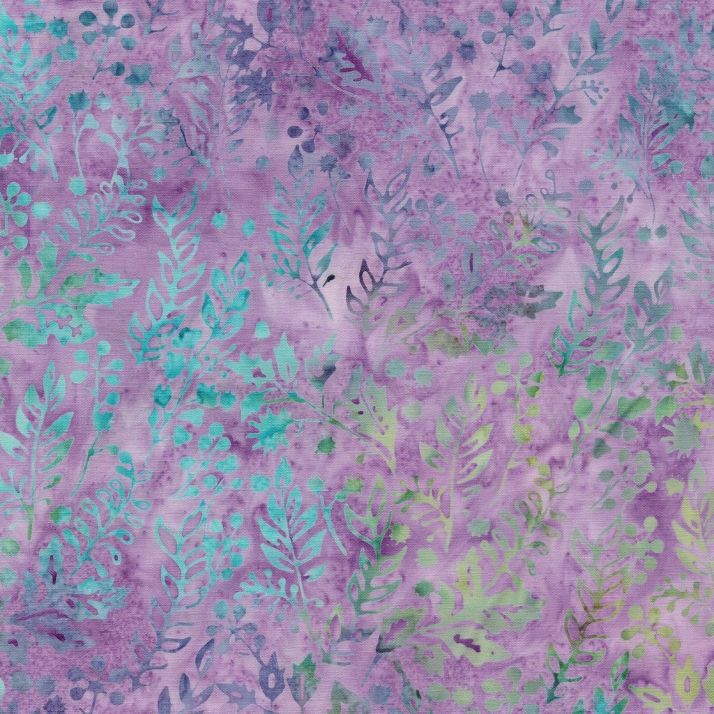 [122522405] 122522405 / Vines Leaves and Berries Purple Lavender