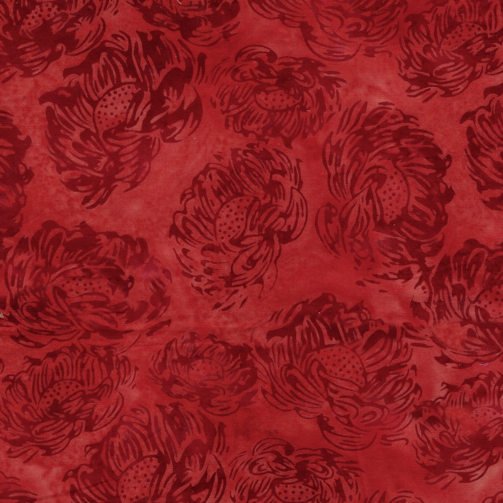 [122525335] 122525335 / Tossed Medium Flowers Red Coral
