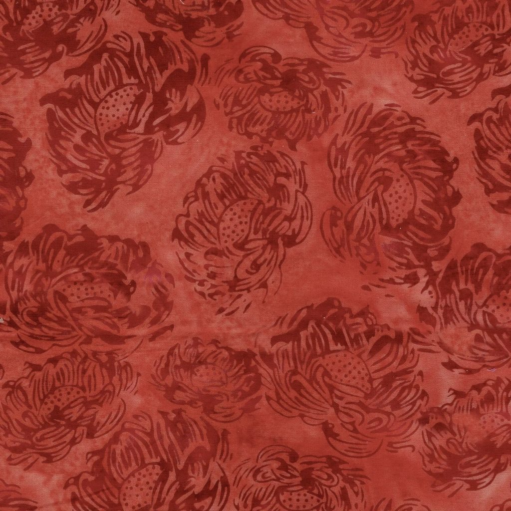 [122525335] 122525335 / Tossed Medium Flowers Red Coral
