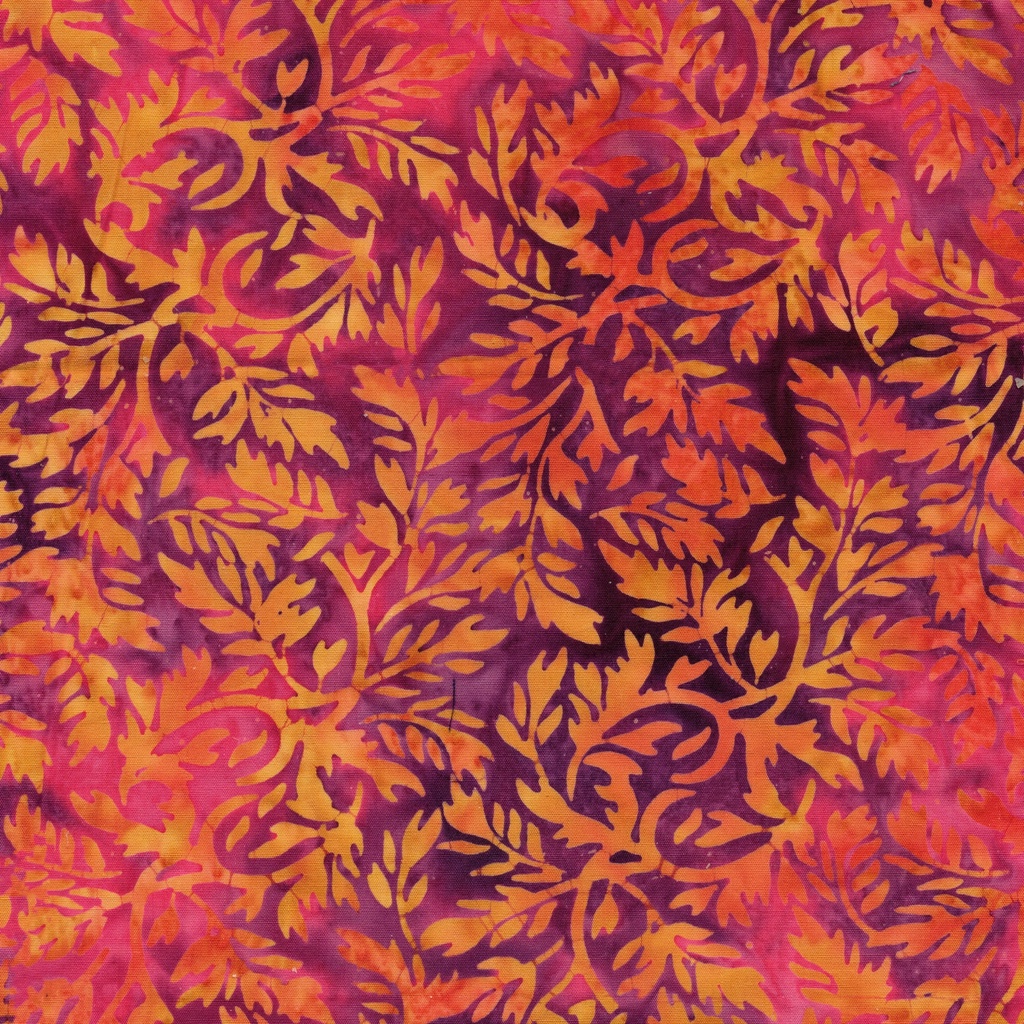 [122528816] 122528816 / Leafy Vine Multi Pink Purple Orange