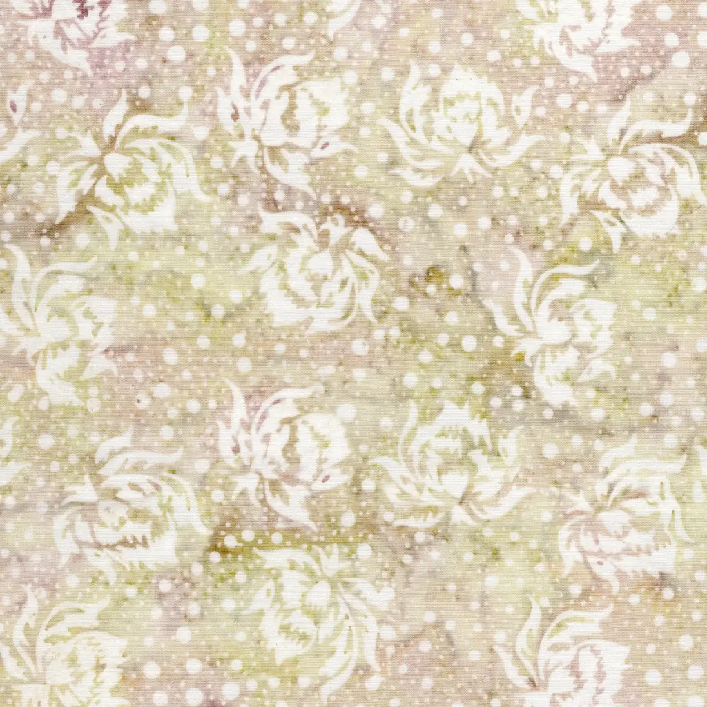 [122529038] 122529038 / Flowers and Dots Neutral Alabaster