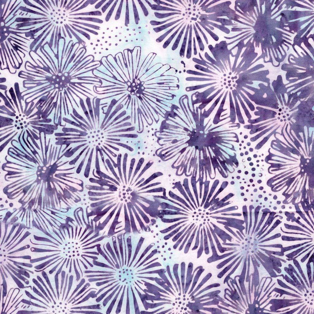 122531100 / Large Daisies and Dots Pink Tea Rose