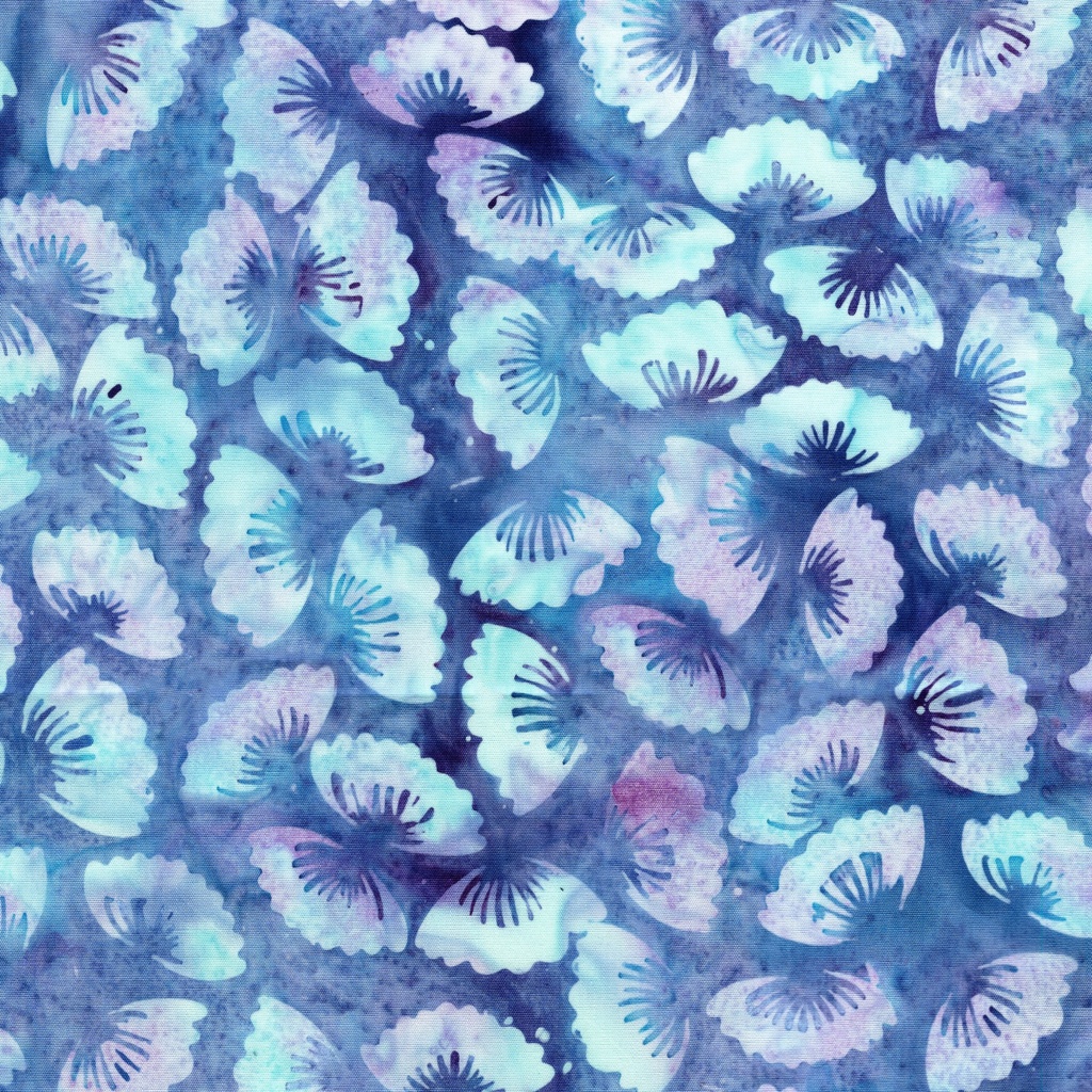 [122536802] 122536802 / Medium Petals Multi Purple Teal Blue